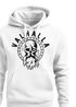 Hoodie Herren Aufdruck Valhalla Totenkopf Odin Runen Wikinger Print Kapuzen-Pullover Fashion Streetstyle Neverless®preview