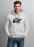 Hoodie Herren Bär Abenteuer Berge Wald Bear Mountains Adventure Kapuzen-Pullover Männer Neverless®preview