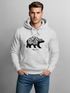 Hoodie Herren Bär Abenteuer Berge Wald Bear Mountains Adventure Kapuzen-Pullover Männer Neverless®preview