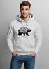 Hoodie Herren Bär Abenteuer Berge Wald Bear Mountains Adventure Kapuzen-Pullover Männer Neverless®preview