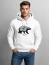 Hoodie Herren Bär Abenteuer Berge Wald Bear Mountains Adventure Kapuzen-Pullover Männer Neverless®preview