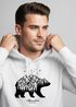 Hoodie Herren Bär Abenteuer Berge Wald Bear Mountains Adventure Kapuzen-Pullover Männer Neverless®preview