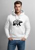 Hoodie Herren Bär Abenteuer Berge Wald Bear Mountains Adventure Kapuzen-Pullover Männer Neverless®preview
