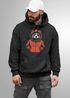 Hoodie Herren Bär Bear Comic Gartoon Illustration Grafik Männer Fashion Streetstyle Neverless®preview