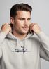Hoodie Herren Bär Familie Kanu Outdoor Print Aufdruck Motiv Kapuzen-Pullover Männer Fashion Streetstyle Neverless®preview