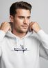 Hoodie Herren Bär Familie Kanu Outdoor Print Aufdruck Motiv Kapuzen-Pullover Männer Fashion Streetstyle Neverless®preview