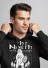Hoodie Herren Bär Wiking Adventure Runen the North Natur Print Aufdruck Fashion Streetstyle Neverless®preview