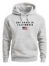 Hoodie Herren Bedruckt Schriftzug California Los Angeles USA Amerika Flagge Fashion Streetstyle Neverless®preview