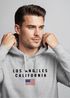 Hoodie Herren Bedruckt Schriftzug California Los Angeles USA Amerika Flagge Fashion Streetstyle Neverless®preview