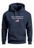 Hoodie Herren Bedruckt Schriftzug California Los Angeles USA Amerika Flagge Fashion Streetstyle Neverless®preview