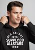 Hoodie Herren Bedruckt Schriftzug Oldschool NYC New York City Allstars Kapuzen-Pullover Männer Fashion Streetstyle Neverless®preview