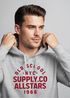 Hoodie Herren Bedruckt Schriftzug Oldschool NYC New York City Allstars Kapuzen-Pullover Männer Fashion Streetstyle Neverless®preview