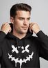 Hoodie Herren Bedruckt Techwear Fashion Streetstyle Smiling Face Smile Trend Fashion Streetstyle Neverless®preview