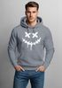 Hoodie Herren Bedruckt Techwear Fashion Streetstyle Smiling Face Smile Trend Fashion Streetstyle Neverless®preview