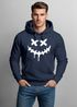 Hoodie Herren Bedruckt Techwear Fashion Streetstyle Smiling Face Smile Trend Fashion Streetstyle Neverless®preview