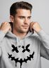 Hoodie Herren Bedruckt Techwear Fashion Streetstyle Smiling Face Smile Trend Fashion Streetstyle Neverless®preview