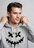 Hoodie Herren Bedruckt Techwear Fashion Streetstyle Smiling Face Smile Trend Fashion Streetstyle Neverless®preview