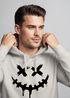 Hoodie Herren Bedruckt Techwear Fashion Streetstyle Smiling Face Smile Trend Fashion Streetstyle Neverless®preview