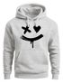 Hoodie Herren Bedruckt Techwear Fashion Streetstyle Smiling Face Smile Trend Print Aufdruck Neverless®preview