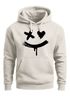 Hoodie Herren Bedruckt Techwear Fashion Streetstyle Smiling Face Smile Trend Print Aufdruck Neverless®preview