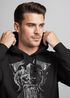 Hoodie Herren Bedruckt Valhalla Wikinger Odin Wotan Axt Print Kapuzen-Pullover Männer Fashion Streetstyle Neverless®preview