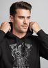 Hoodie Herren Bedruckt Valhalla Wikinger Odin Wotan Axt Print Kapuzen-Pullover Männer Fashion Streetstyle Neverless®preview