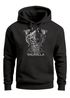 Hoodie Herren Bedruckt Valhalla Wikinger Odin Wotan Axt Print Kapuzen-Pullover Männer Fashion Streetstyle Neverless®preview