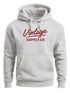 Hoodie Herren Bedruckt Vintage Schriftzug Retro Design Kapuzenpullover Aufdruck Fashion Streetstyle Neverless®preview