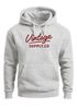 Hoodie Herren Bedruckt Vintage Schriftzug Retro Design Kapuzenpullover Aufdruck Fashion Streetstyle Neverless®preview