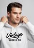 Hoodie Herren Bedruckt Vintage Schriftzug Retro Design Kapuzenpullover Aufdruck Fashion Streetstyle Neverless®preview