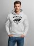 Hoodie Herren Bengal Tiger Schriftzug Logo Vintage Retro Kapuzen-Pullover Männer Neverless®preview