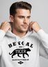 Hoodie Herren Bengal Tiger Schriftzug Logo Vintage Retro Kapuzen-Pullover Männer Neverless®preview