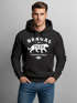 Hoodie Herren Bengal Tiger Schriftzug Logo Vintage Retro Kapuzen-Pullover Männer Neverless®preview