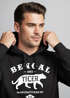Hoodie Herren Bengal Tiger Schriftzug Logo Vintage Retro Kapuzen-Pullover Männer Neverless®preview