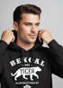 Hoodie Herren Bengal Tiger Schriftzug Logo Vintage Retro Kapuzen-Pullover Männer Neverless®preview