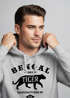 Hoodie Herren Bengal Tiger Schriftzug Logo Vintage Retro Kapuzen-Pullover Männer Neverless®preview