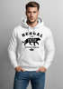Hoodie Herren Bengal Tiger Schriftzug Logo Vintage Retro Kapuzen-Pullover Männer Neverless®preview