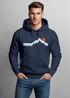 Hoodie Herren Berg Wandern Natur Outdoor Aufdruck Print Fashion Streetstyle Neverless®preview
