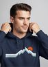 Hoodie Herren Berg Wandern Natur Outdoor Aufdruck Print Fashion Streetstyle Neverless®preview