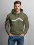Hoodie Herren Berg Wandern Natur Outdoor Aufdruck Print Fashion Streetstyle Neverless®preview