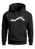 Hoodie Herren Berg Wandern Natur Outdoor Aufdruck Print Fashion Streetstyle Neverless®preview