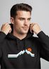 Hoodie Herren Berg Wandern Natur Outdoor Aufdruck Print Fashion Streetstyle Neverless®preview