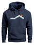 Hoodie Herren Berg Wandern Natur Outdoor Aufdruck Print Fashion Streetstyle Neverless®preview