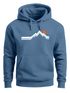 Hoodie Herren Berg Wandern Natur Outdoor Aufdruck Print Fashion Streetstyle Neverless®preview