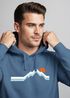 Hoodie Herren Berg Wandern Natur Outdoor Aufdruck Print Fashion Streetstyle Neverless®preview