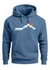 Hoodie Herren Berg Wandern Natur Outdoor Aufdruck Print Fashion Streetstyle Neverless®preview