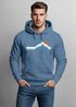 Hoodie Herren Berg Wandern Natur Outdoor Aufdruck Print Fashion Streetstyle Neverless®preview