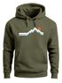 Hoodie Herren Berg Wandern Natur Outdoor Aufdruck Print Fashion Streetstyle Neverless®preview