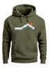 Hoodie Herren Berg Wandern Natur Outdoor Aufdruck Print Fashion Streetstyle Neverless®preview