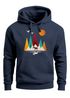 Hoodie Herren Berge Elch Natur Polygon Outdoor Printshirt Aufdruck Wandern Männer Fashion Streetstyle Neverless®preview